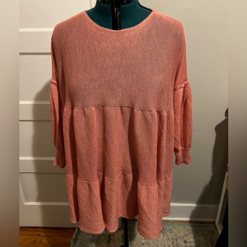 Ces Femme Coral Crew Neck Sweater